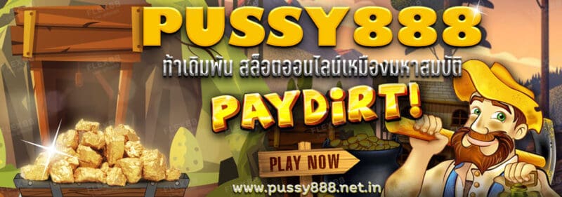 Pussy888 ท้าเดิมพัน สล็อตออนไลน์ PAYDIRT! เหมืองมหาสมบัติ